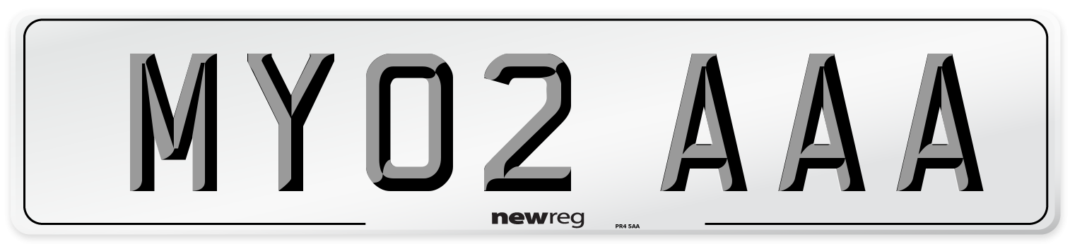 MY02 AAA Number Plate from New Reg